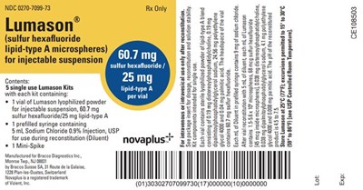 Lumason   5 Kit Market Unit Label (ce108503) Novaplus